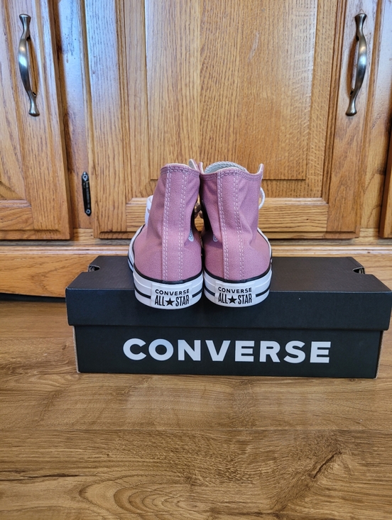 Converse Womens Size 7 Chuck Taylor All Star Hi Top Cliffside Rose Pink Shoes - Picture 6 of 10